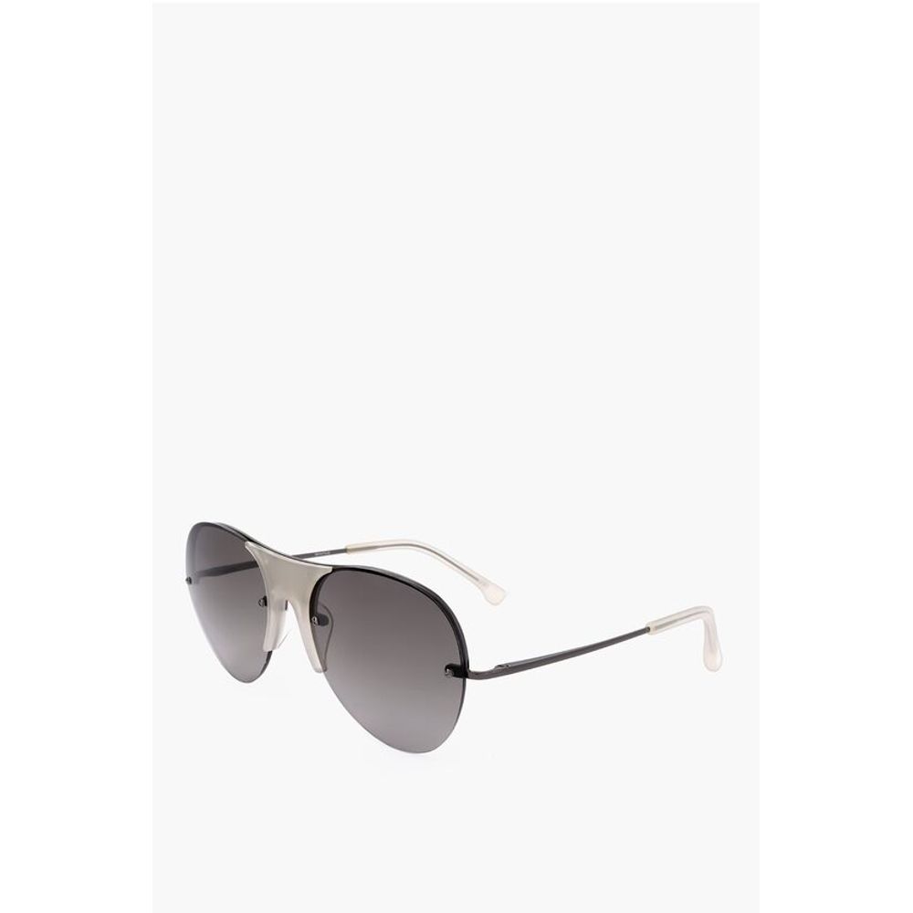 Linda Farrow DRIES VAN NOTEN Aviator Sunglasses with Slim Rods - Image 2
