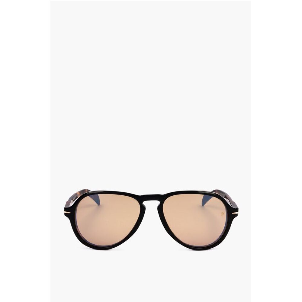 David Beckham Aviator Sunglasses with Tortoiseshell Frame