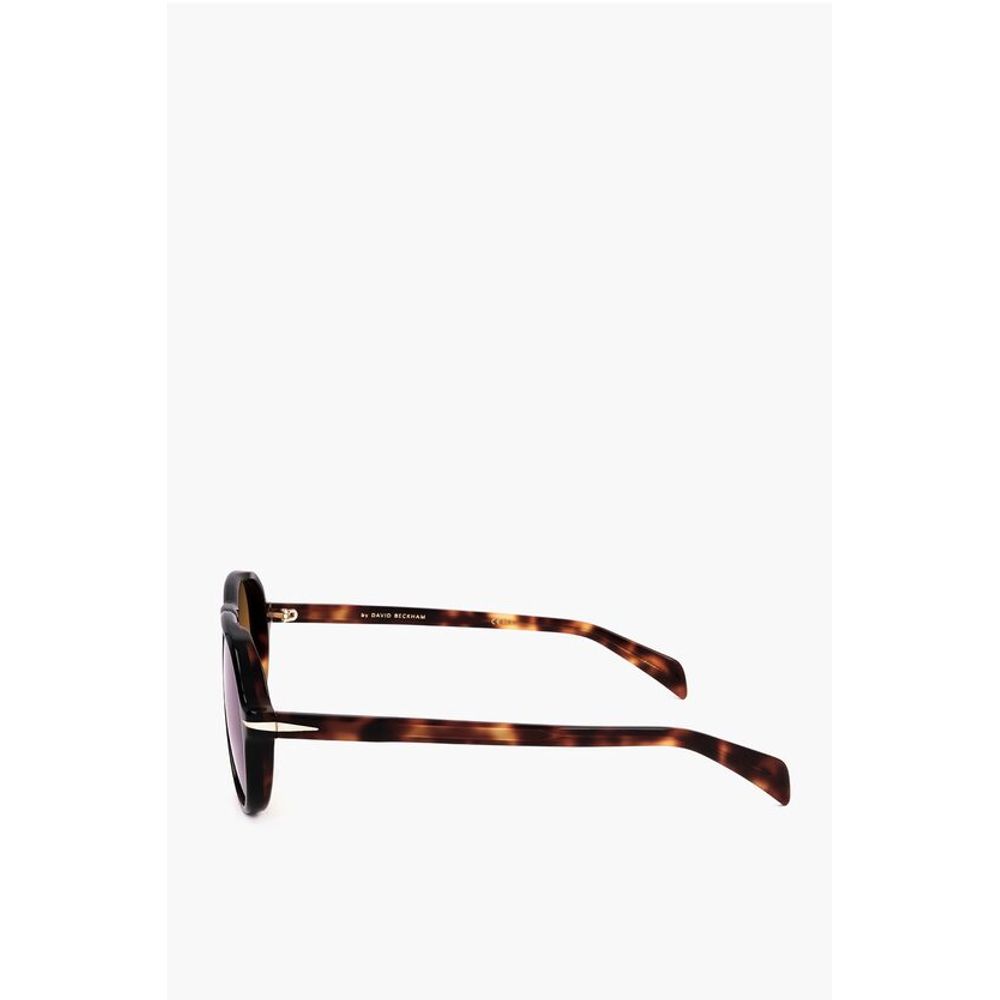 David Beckham Aviator Sunglasses with Tortoiseshell Frame - Image 3