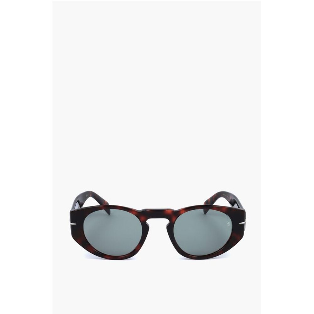 David Beckham Tortoiseshell Patterned Sunglasses with Oval Lenses