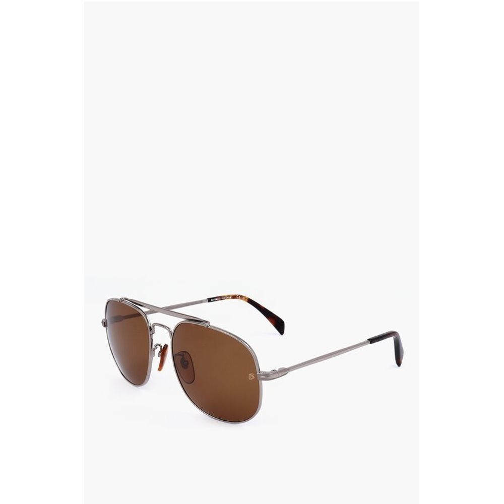 David Beckham Aviator Sunglasses with Orange Lenses - Image 2
