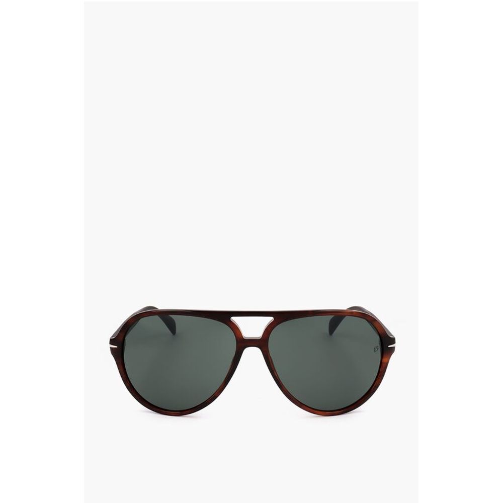 David Beckham Aviator Sunglasses with Tortoiseshell Frame