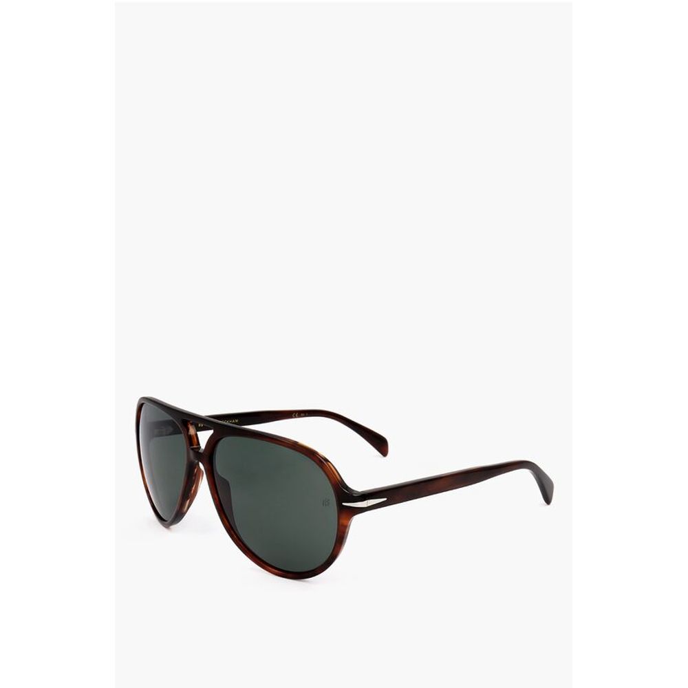 David Beckham Aviator Sunglasses with Tortoiseshell Frame - Image 2