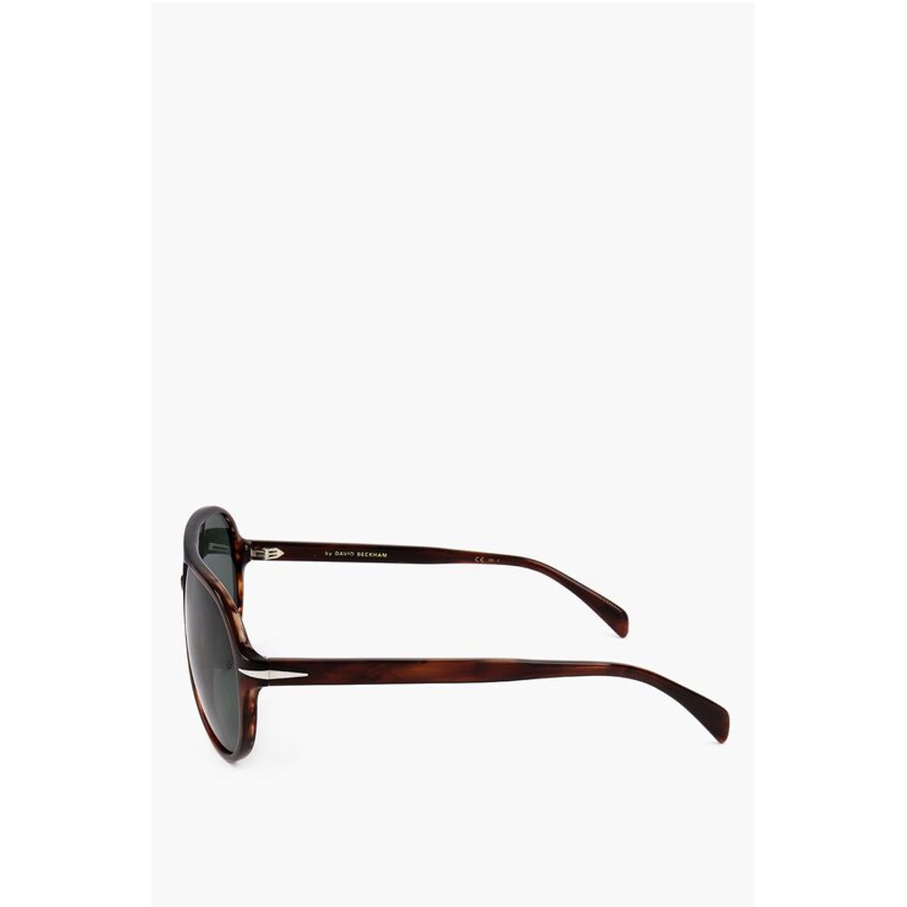 David Beckham Aviator Sunglasses with Tortoiseshell Frame - Image 3