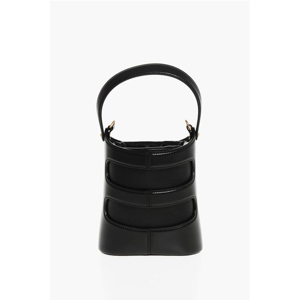 Alexander McQueen Leather THE RISE Mini Bucket Bag with Shoulder Chain - Image 2