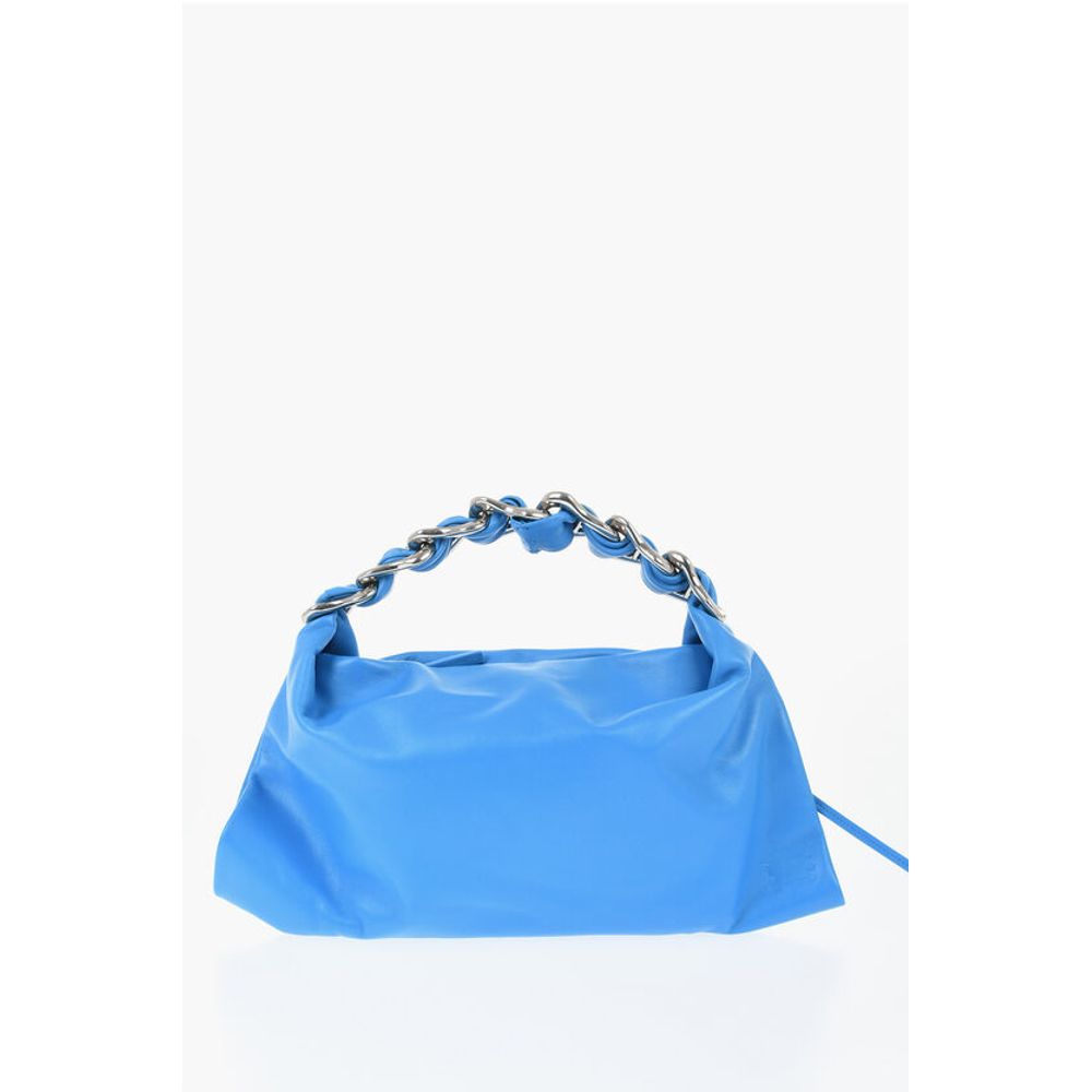 Burberry Leather Shoulder Bag With Chain