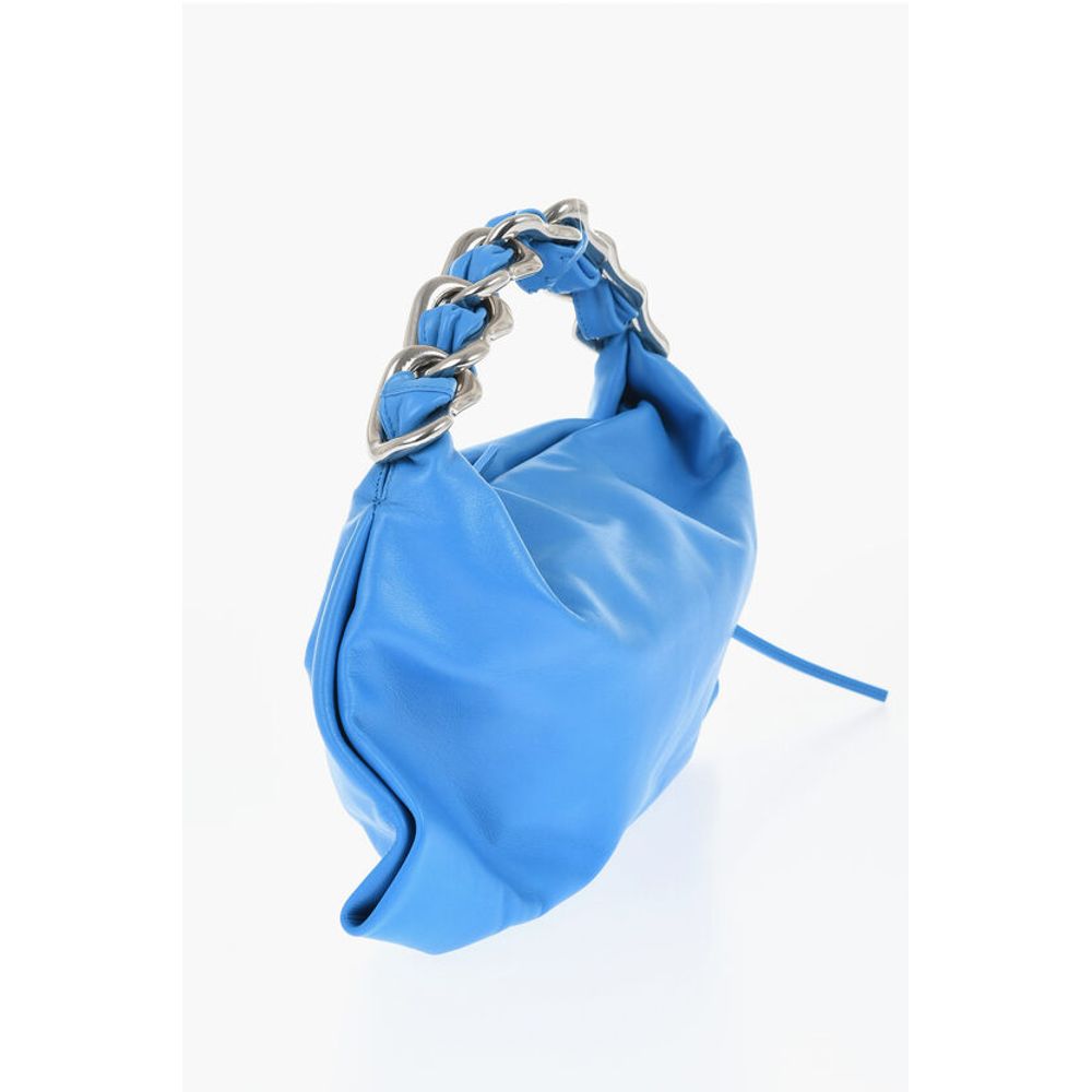 Burberry Leather Shoulder Bag With Chain - Image 3