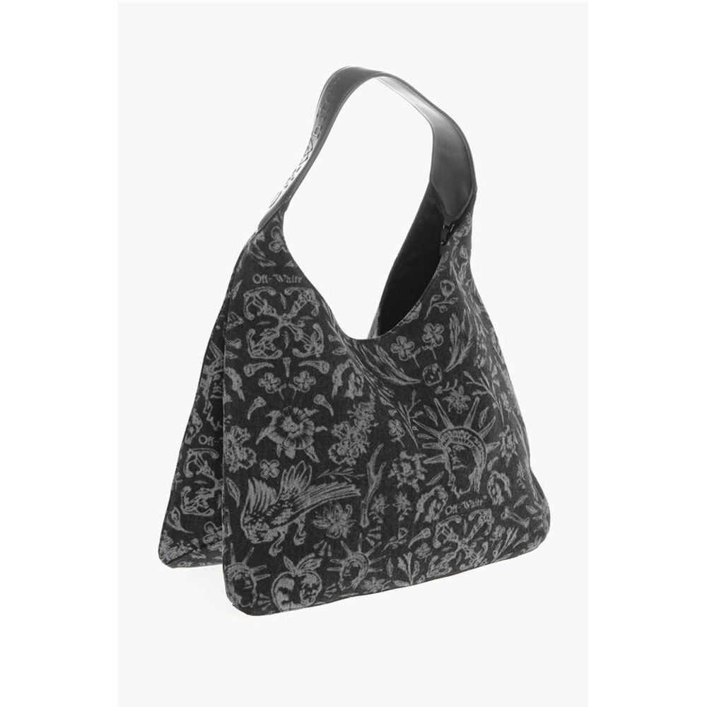 Off-White Printed METROPOLITAN Hobo Bag - Image 2