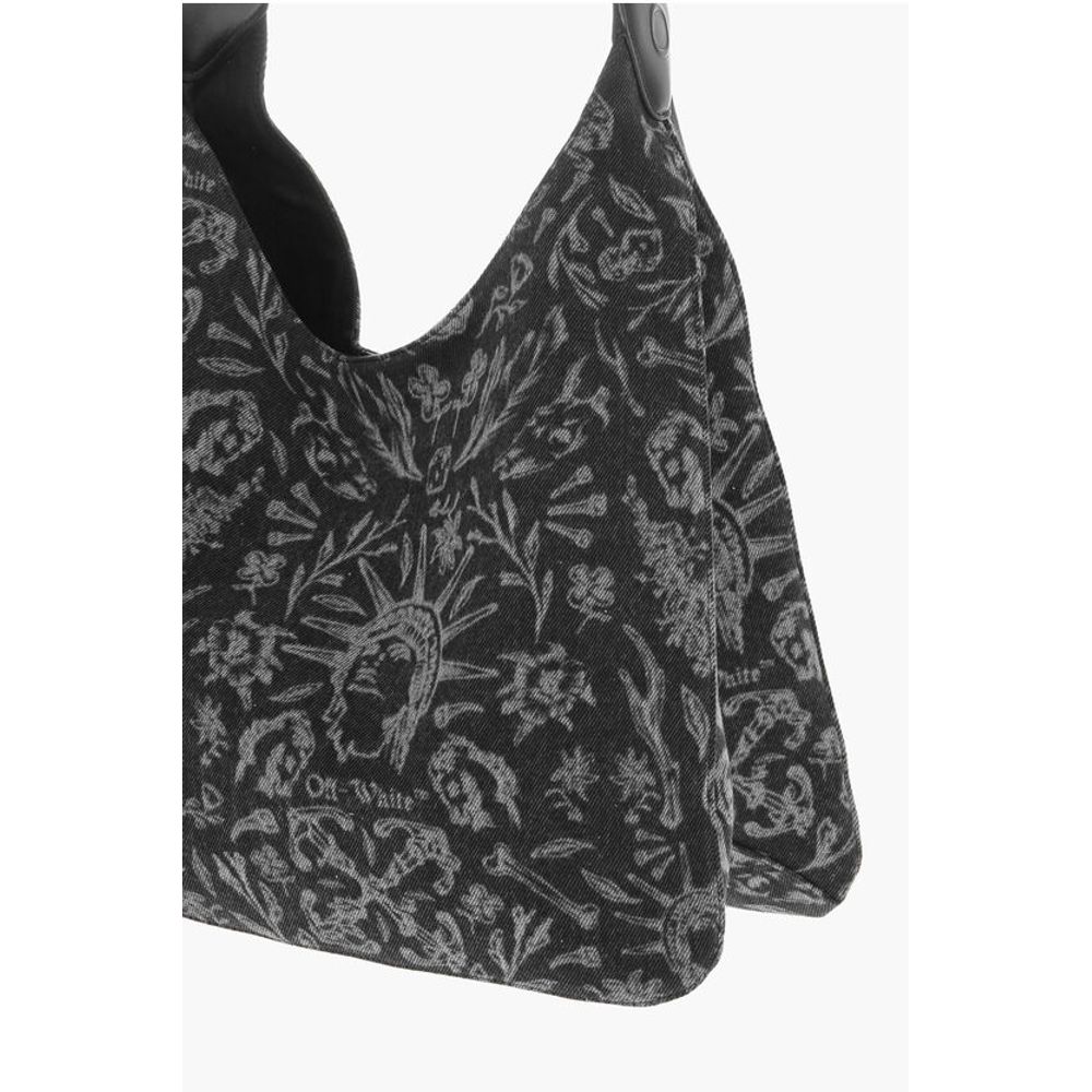 Off-White Printed METROPOLITAN Hobo Bag - Image 3