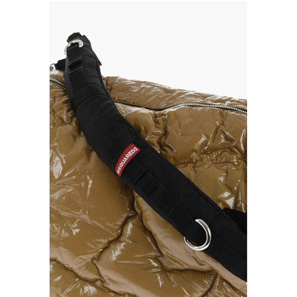 Dsquared² Quilted Weekend Bag with Utility Shoulder Strap - Image 2
