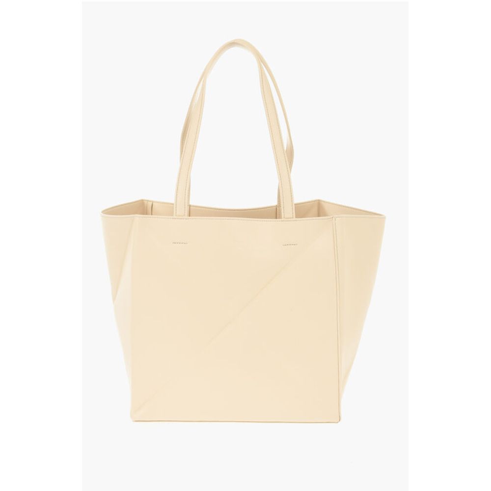 Nanushka Solid Color Faux Leather THE ORIGAMI Tote Bag