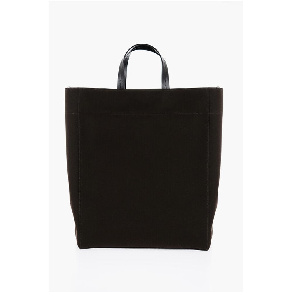 Jil Sander Canvas UTILITY Shopping Bag with Maxi Front Pocket - Image 4