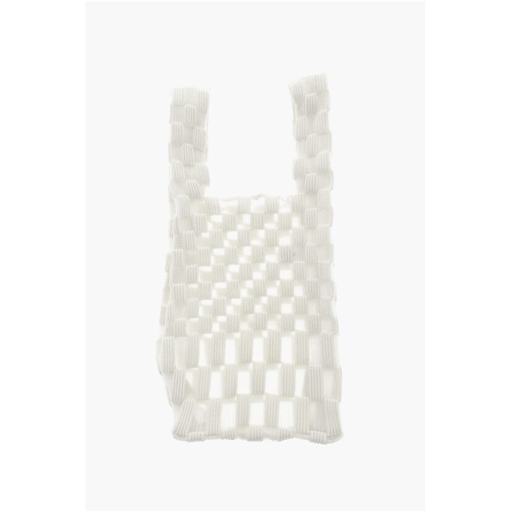 Last Frame Checked Tote Bag with See-Through Details - Image 2