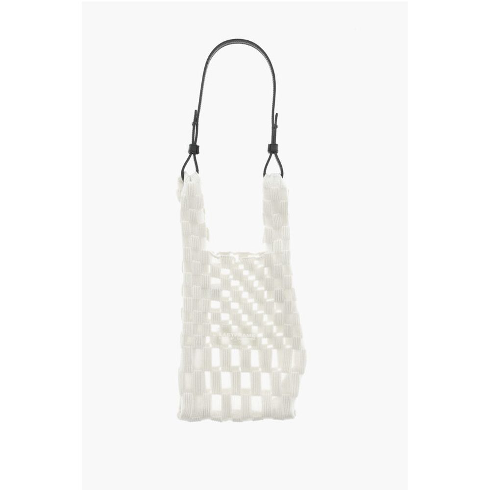 Last Frame Checked Tote Bag with See-Through Details - Image 3