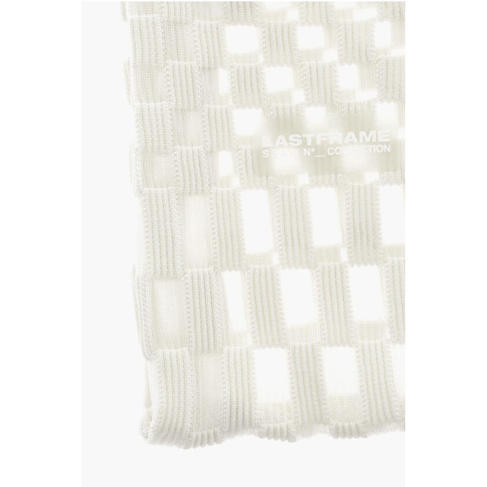 Last Frame Checked Tote Bag with See-Through Details - Image 4