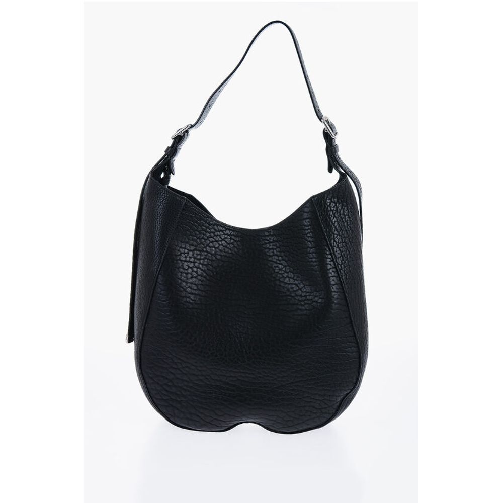 Burberry Grained Leather CHESS Bag with Removable Clutch