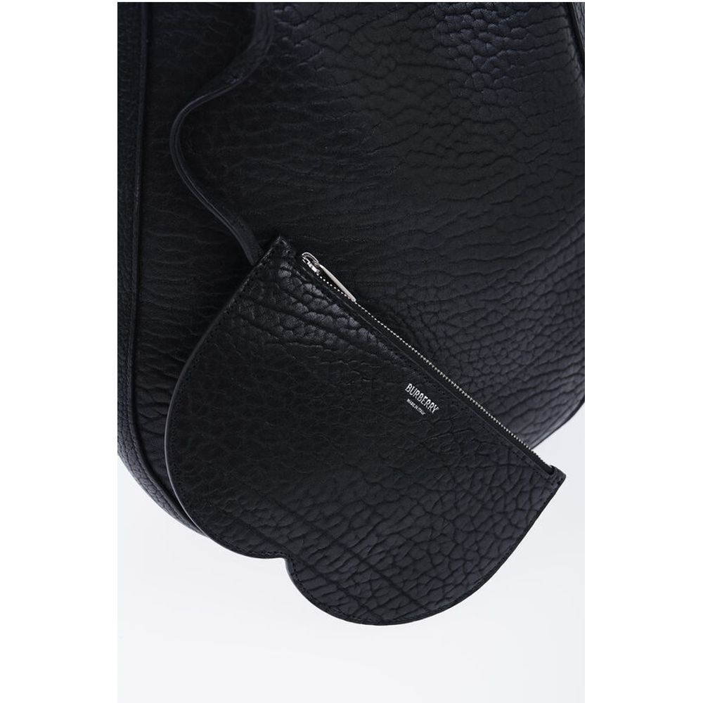 Burberry Grained Leather CHESS Bag with Removable Clutch - Image 4