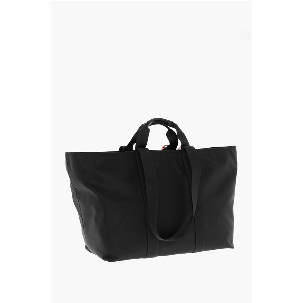 Off-White Maxi Travel Bag with Hard Core Patches - Image 2