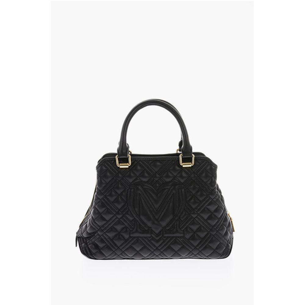 Moschino LOVE golden details quilted faux leather bag - Image 2