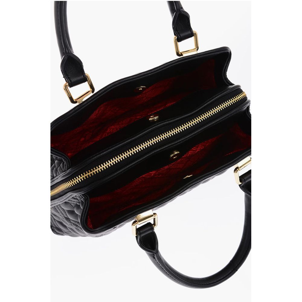 Moschino LOVE golden details quilted faux leather bag - Image 4