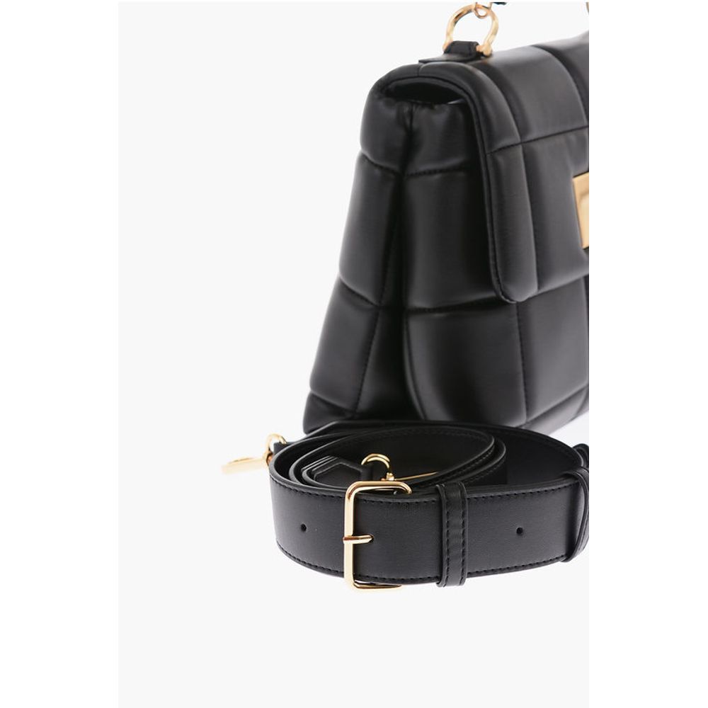 Moschino LOVE Faux Leather Padded Bag with Removable Shoulder Strap - Image 3