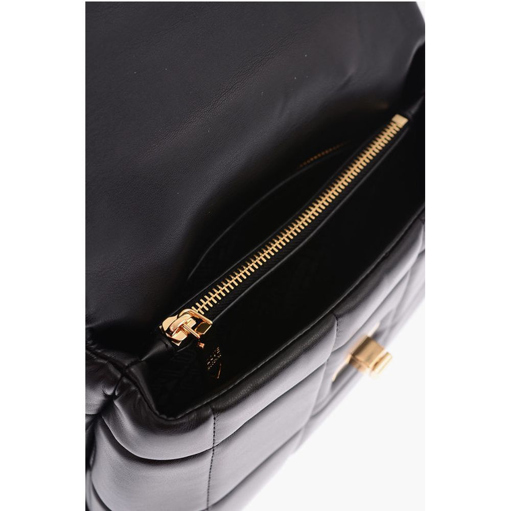 Moschino LOVE Faux Leather Padded Bag with Removable Shoulder Strap - Image 4