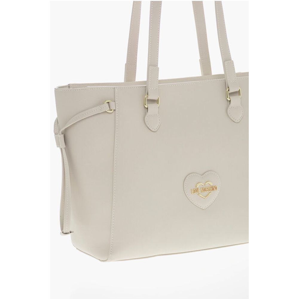 Moschino LOVE Saffiano Faux Leather Tote Bag - Image 3