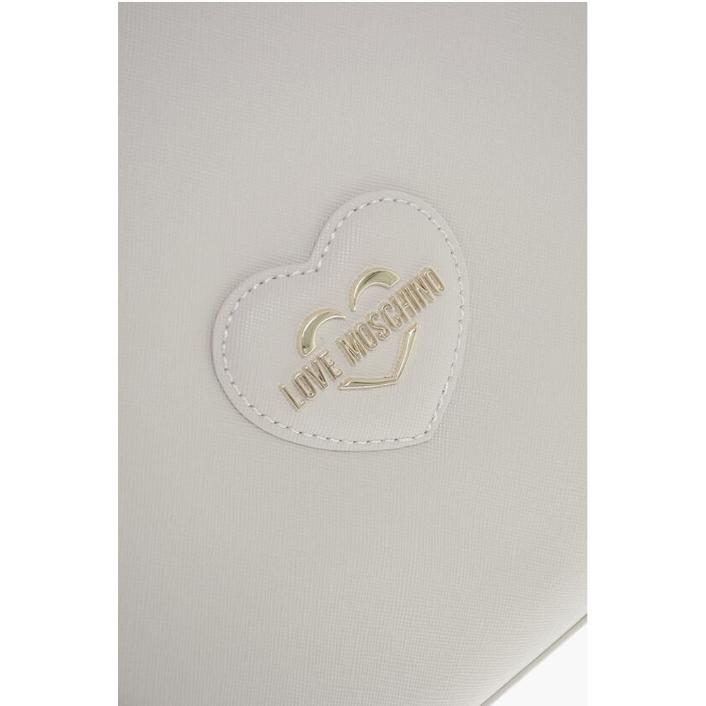 Moschino LOVE Saffiano Faux Leather Tote Bag - Image 4