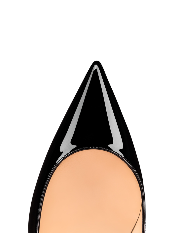 Christian Louboutin Black Patent Leather Kate Décolleté 100 - Image 3