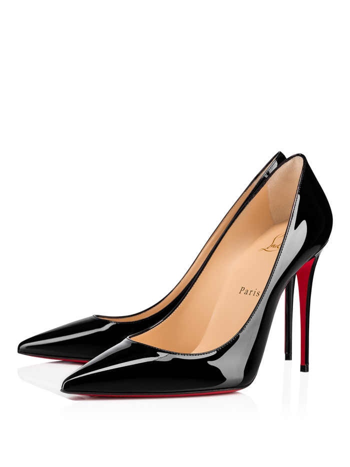 Christian Louboutin Black Patent Leather Kate Décolleté 100 - Image 2