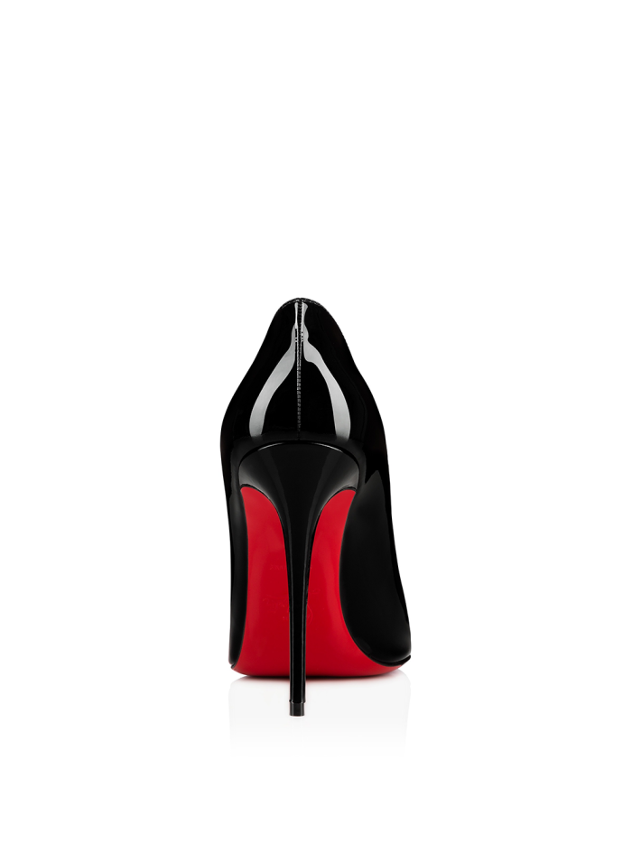 Christian Louboutin Black Patent Leather Kate Décolleté 100 - Image 4