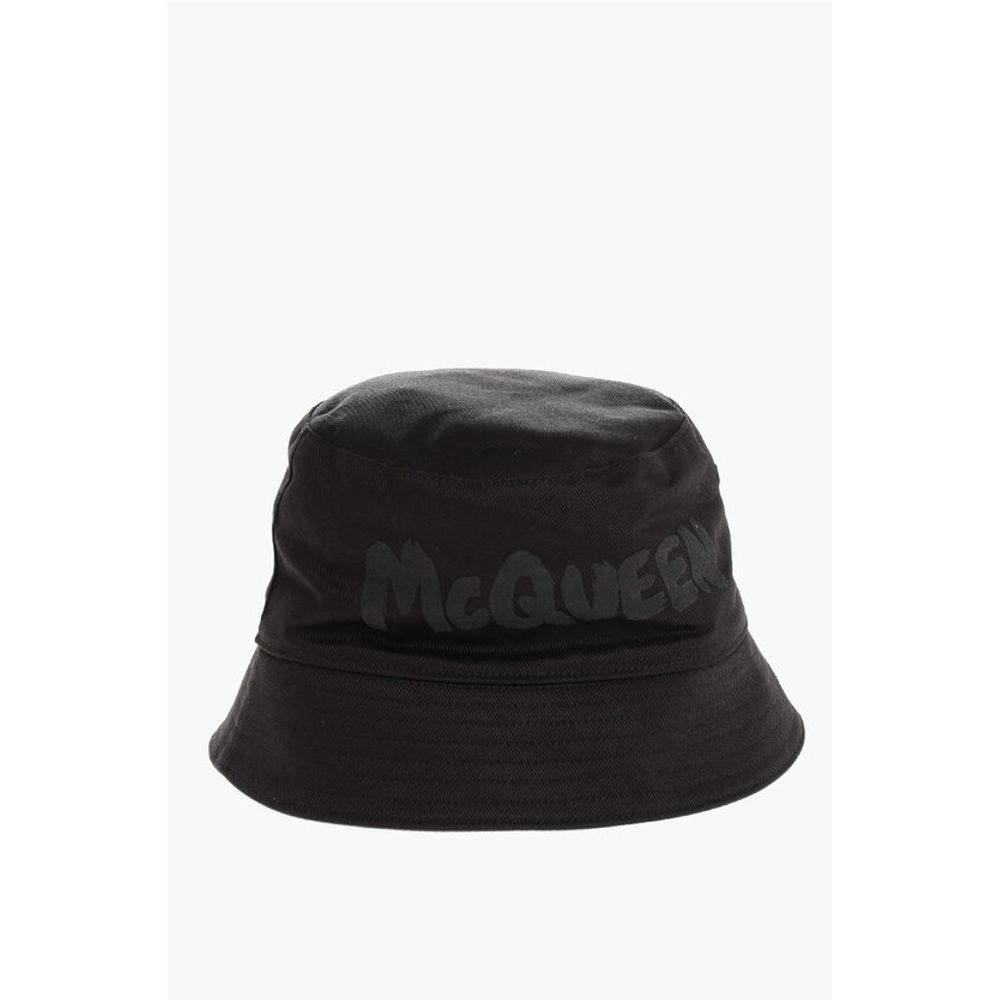Alexander McQueen Cotton NEW GRAFFITI Bucket Hat