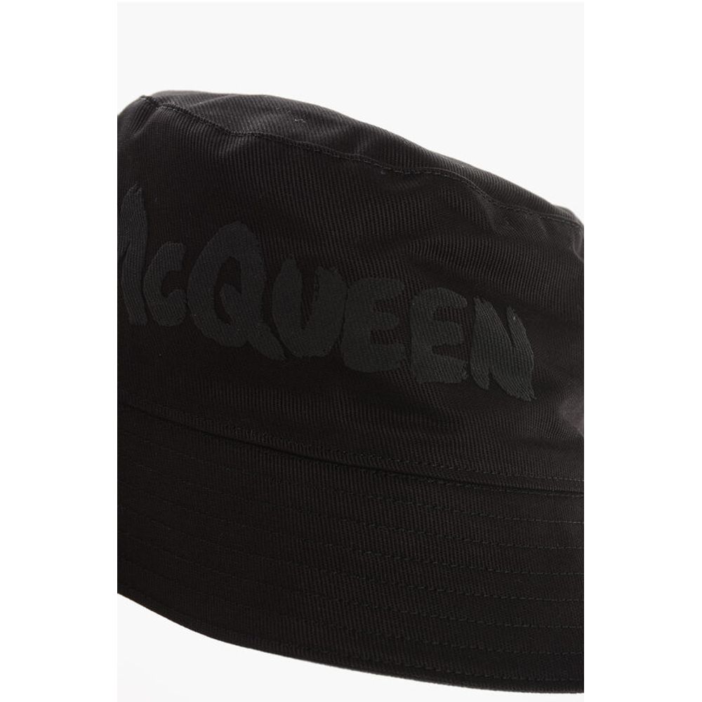 Alexander McQueen Cotton NEW GRAFFITI Bucket Hat - Image 3