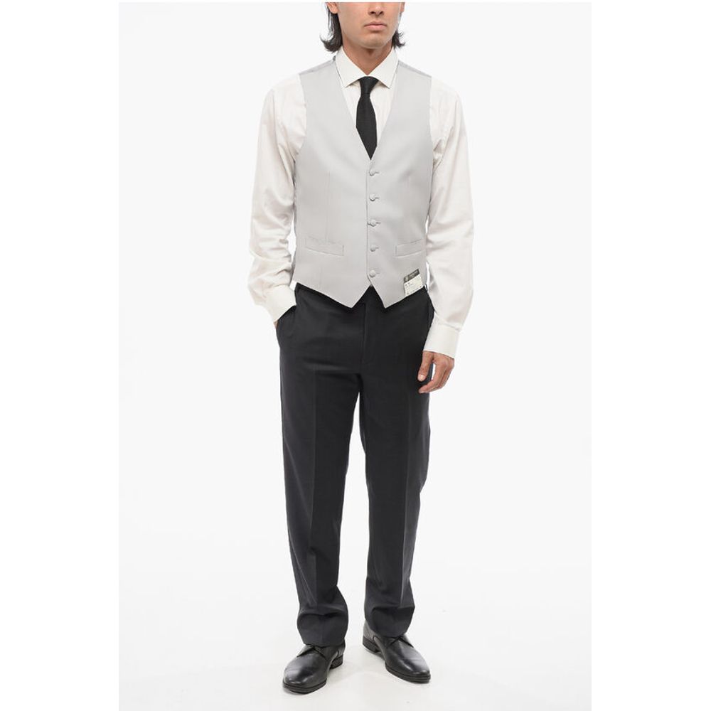 Corneliani 5 Buttons Wool Vest - Image 4