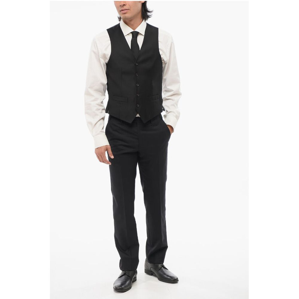 Corneliani TREND Wool 5 Pockets Vest - Image 4