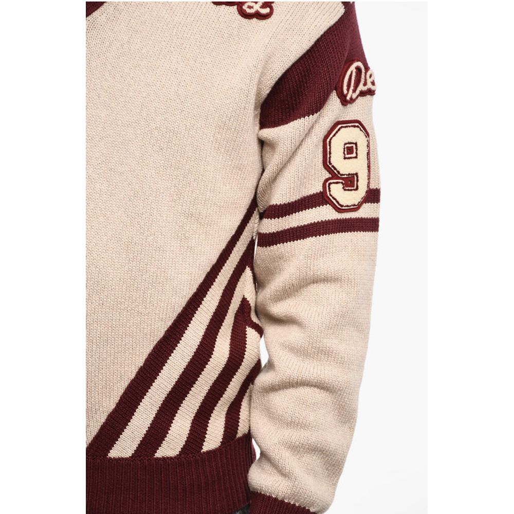 Dsquared² V-Neck Sweater with Contrasting Trims - Image 3