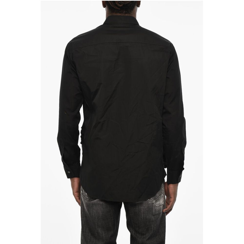 Dsquared² Vintage Effect Shirt with Spread Collar - Image 2