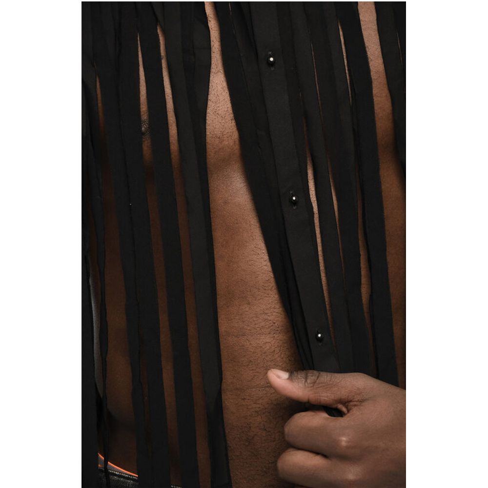 Dsquared² Vintage Effect Shirt with Spread Collar - Image 4