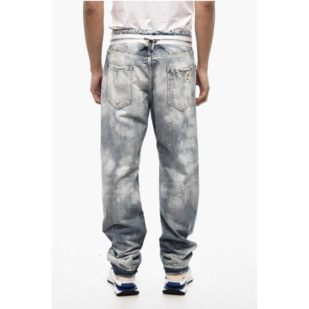 Dsquared² Baggy Fit Regular Waist Distressed Jeans - Image 2