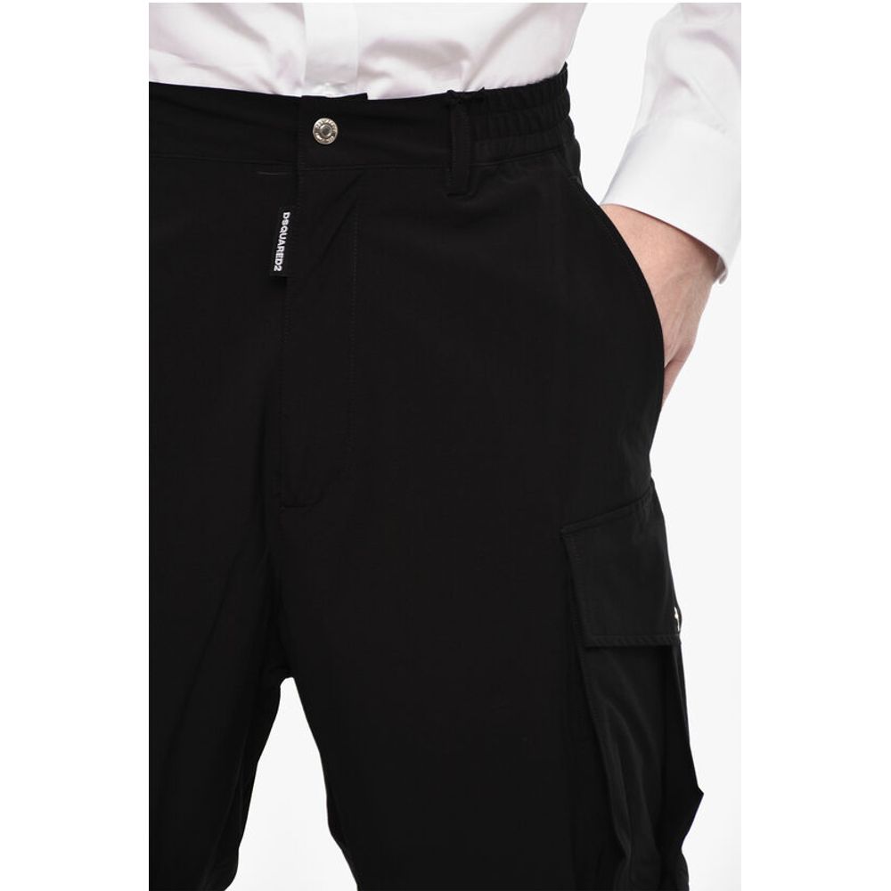 Dsquared² High Waisted Cargo Pants With Zip Details - Image 4