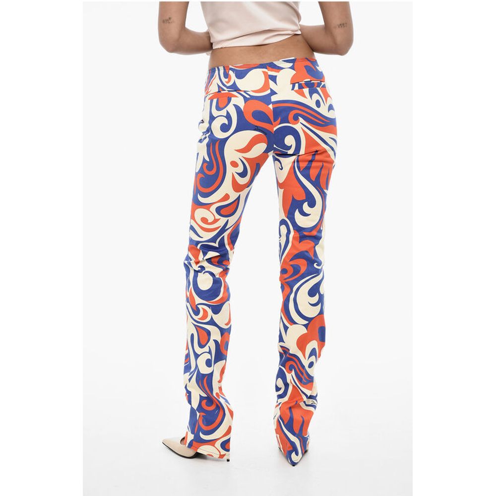 Dsquared² Regular Waist Printed Pants with Cut-Out Details - Image 2