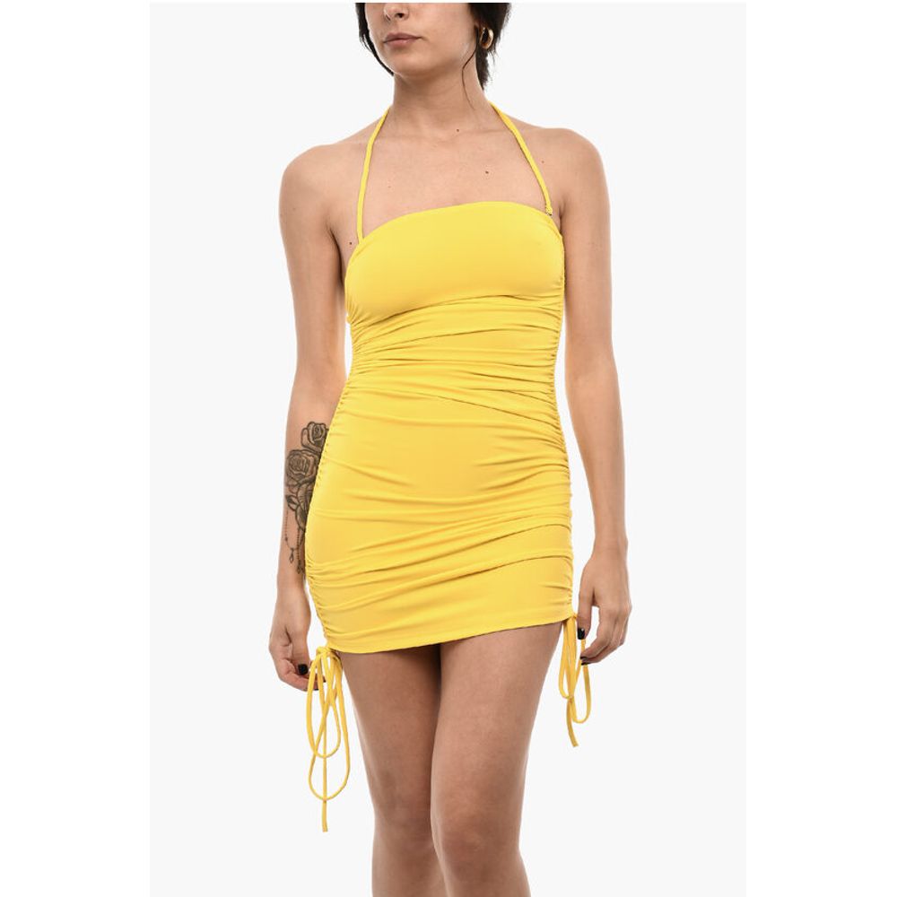 Dsquared² Draped Strapless Mini Beah Cover Up