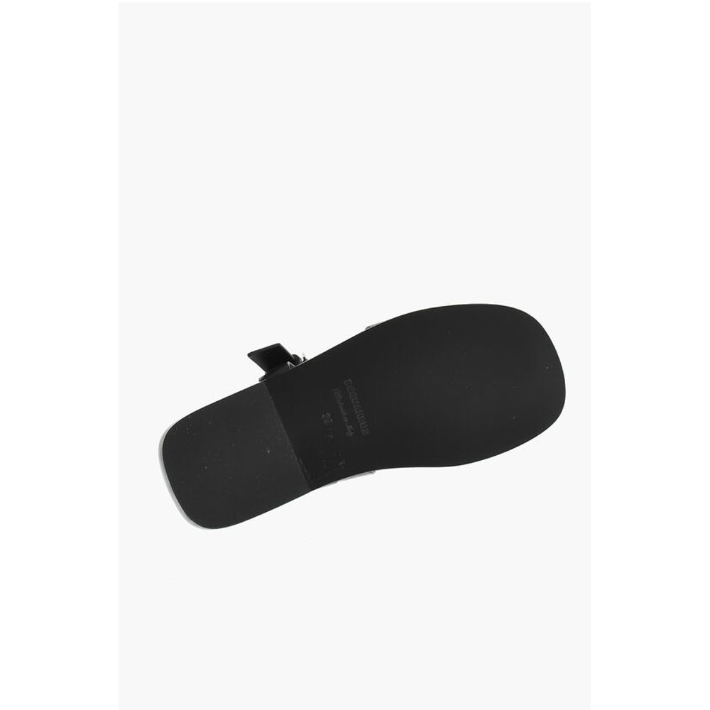 Dsquared² Leather Sandals With Logoed Buckle - Image 5