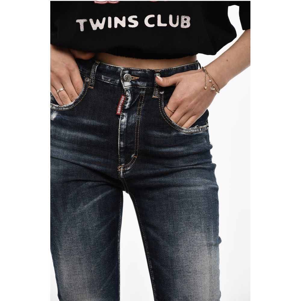 Dsquared² High Waist TWIGGY Slim Fit Jeans - Image 3