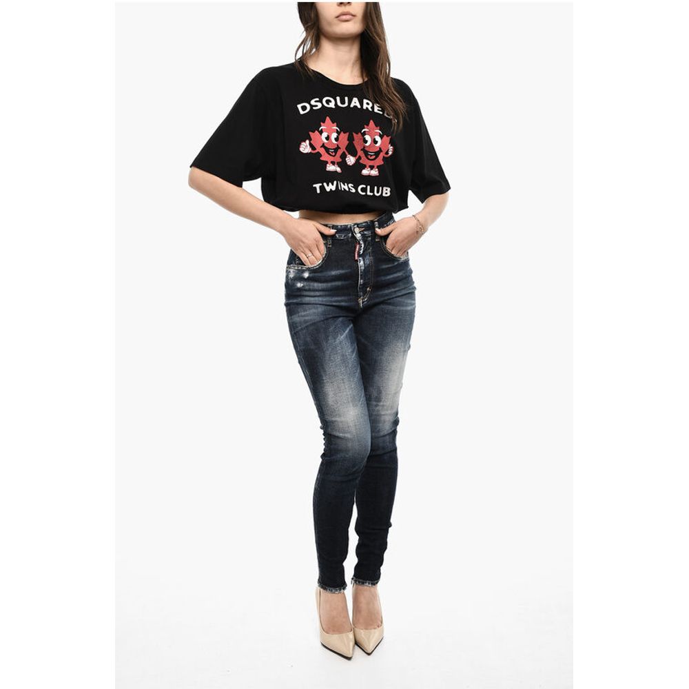 Dsquared² High Waist TWIGGY Slim Fit Jeans - Image 4