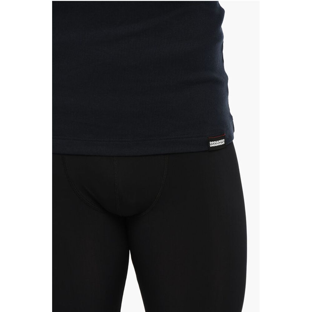 Dsquared² Ribbed Underwear Tank Top With Lace Detail - Image 4