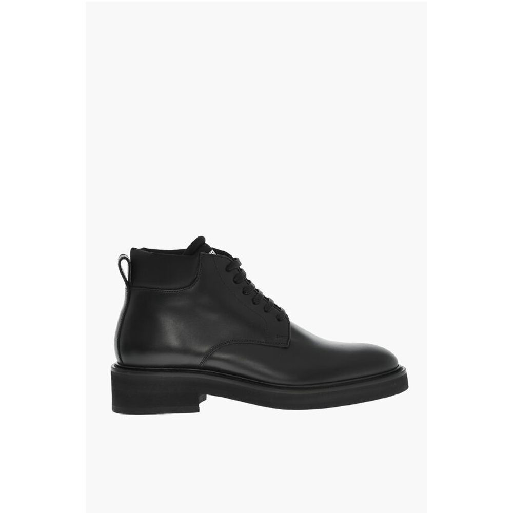 Dsquared² Lace-Up MANCHESTER Leather Booties - Image 3