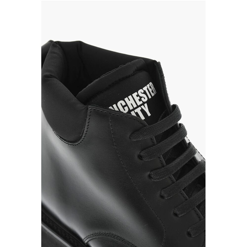 Dsquared² Lace-Up MANCHESTER Leather Booties - Image 4