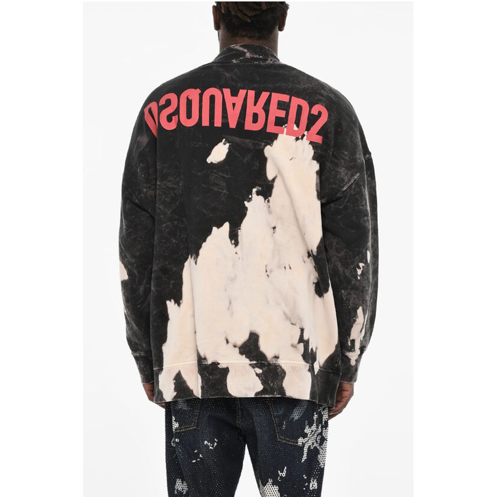 Dsquared² Acid Wash Effect Crew-neck Sweatshirt - Image 2