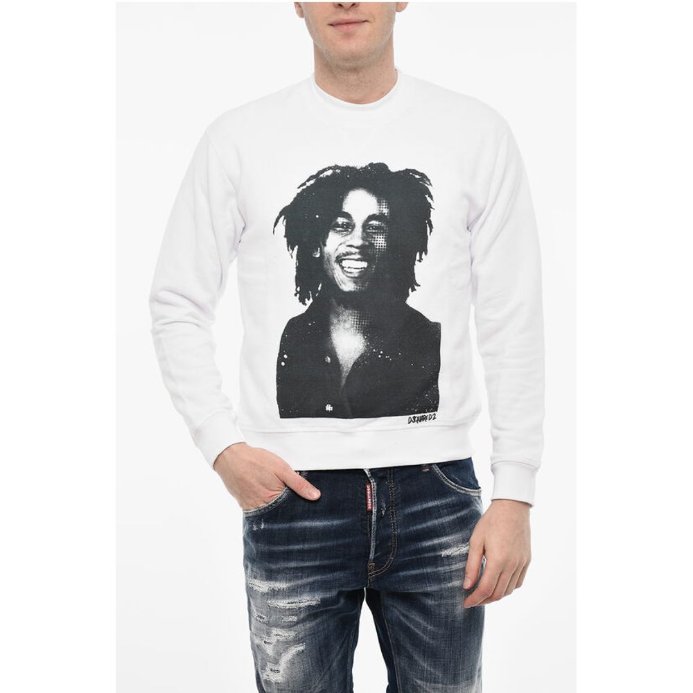 Dsquared² Contrasting Printes Crew-neck Sweasthirt